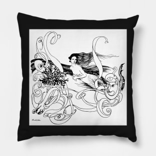 The Little Mermaid - Arthur Rackham Pillow