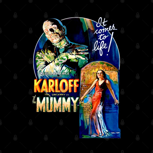 The Mummy Classic Movie Boris Karloff by Joaddo