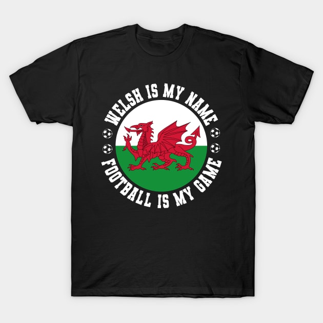 Welsh Flag On Soccer Ball | Wales Football Jersey Tee Welsh Flag On Soccer Ball | Wales Football Jersey Tee