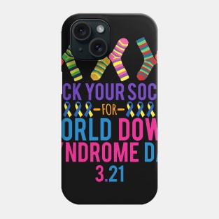 Rock Your Socks for World Down Syndrome Day Shirt Phone Case