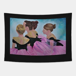 Ballet Children in Pink TuTus Tapestry