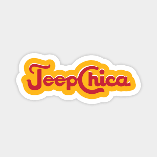Jeep Chica Girl Magnet