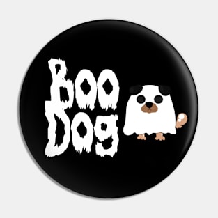 Boo dog - pun for Bulldog Pin