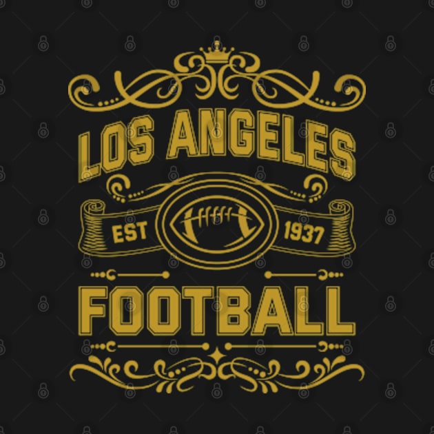 Vintage La Rams Football by carlesclan