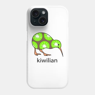 Funny kiwi as a civilian Phone Case