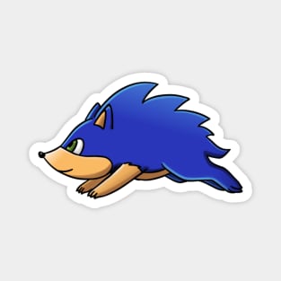 Blue Hedgehog Magnet