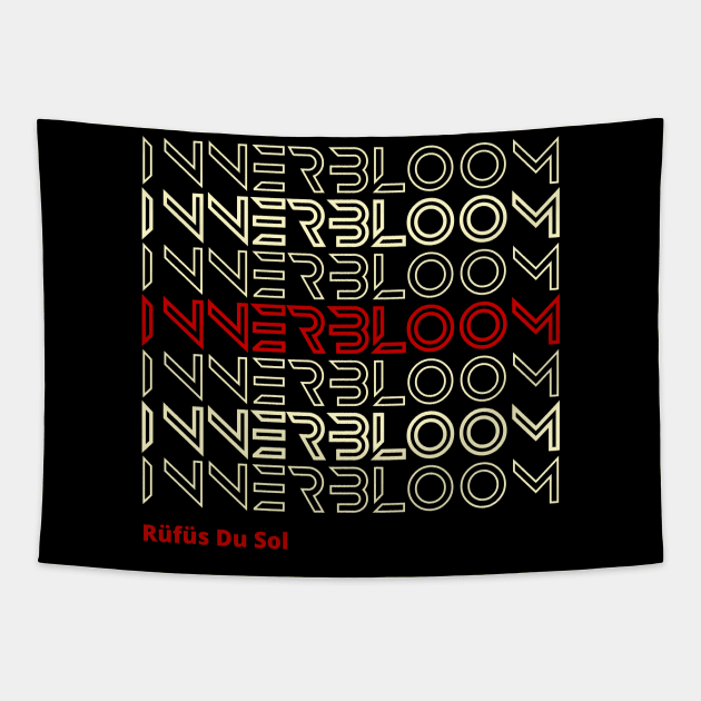 Innerbloom - Rufus Du Sol - Techno Merch Tapestry by THE RAVERSBRAND