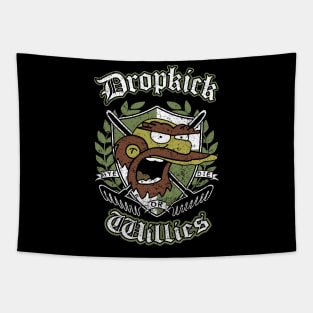 "DROPKICK WILLIES" Tapestry