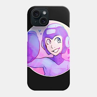 Vaporwave-Inspired Megaman Phone Case