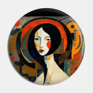 Asian Abstract #11 Pin