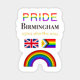 Pride Birmingham UK 2024 Magnet