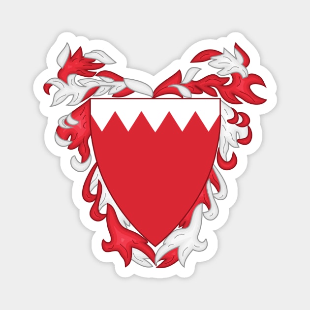 Coat of arms of Bahrain Magnet by Wickedcartoons