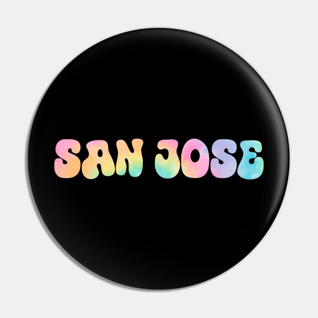 San Jose Pin by bestStickers