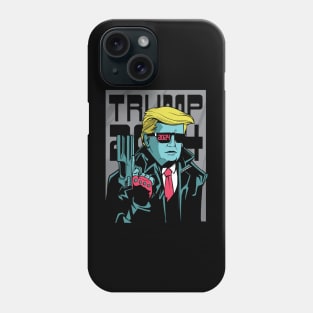 Trumpinator 2024 Ill Be Back Donald Trump 2024 Phone Case