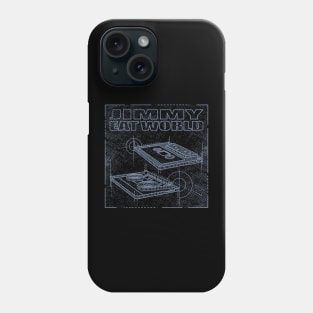 Jimmy Eat World Technical Drawing Phone Case