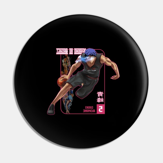 Aomine Daiki Five Pin by miocbjr