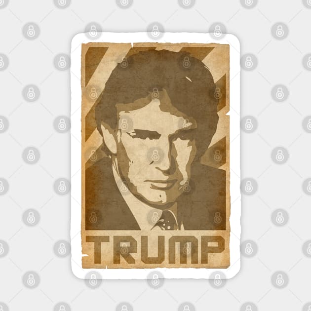 Donald Trump Retro Propaganda Magnet by Nerd_art