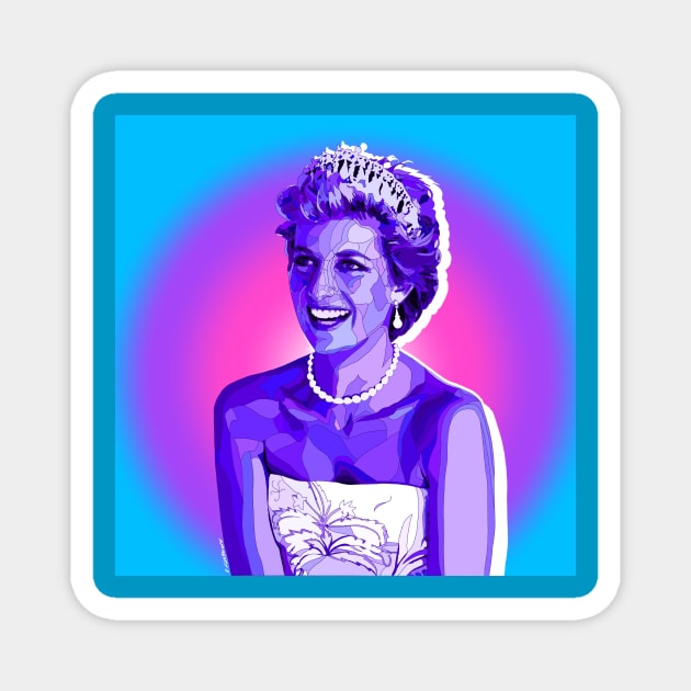 Princess Diana Magnet by Artistic_endeavours_with_Sasha