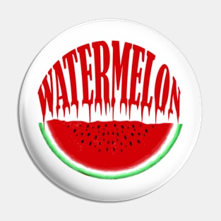 watermelon fruit illustration design Pin