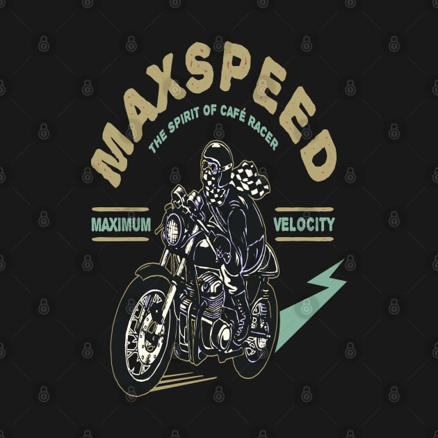 Maxspeed The Spirit of Cafe Racer by AthharAttireCo