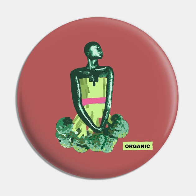 Broccoli Lady Pin by udara