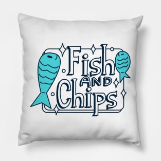 Fish and Chips Pillow