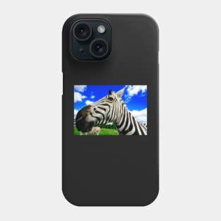 Wide Angle Zebra Phone Case