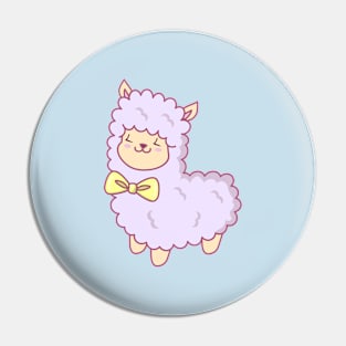 Pretty Llama Pin