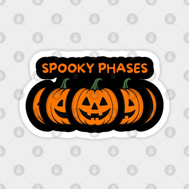 Spooky Phases Magnet by Stylecombinator