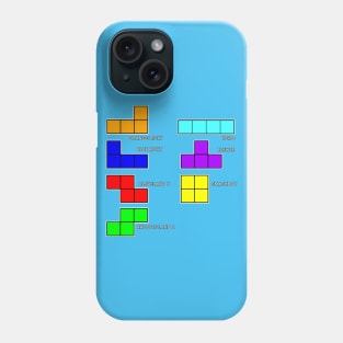 Tetris Block Names Phone Case