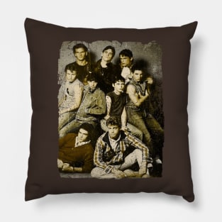 Hunks 80s the outsiders Pillow