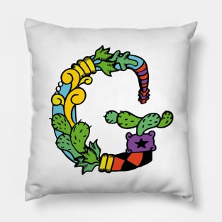 Crazy Monogram G Pillow