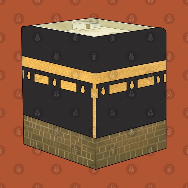 Kaaba - الكعبة - the Kaabah Hand Drawn by Tilila