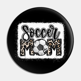 Soccer Mom Leopard Basketball Mom Pin