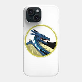 Cartoon Blue Dragon Phone Case