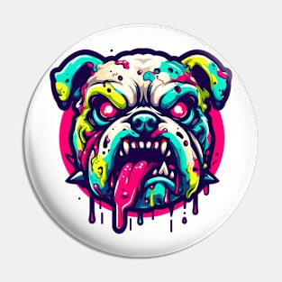 Zombie Bulldog Pin