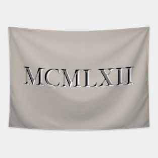 Roman Numeral 1962 Tapestry