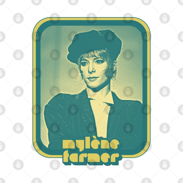 Mylene Farmer / Retro Francophile Fan Design by DankFutura