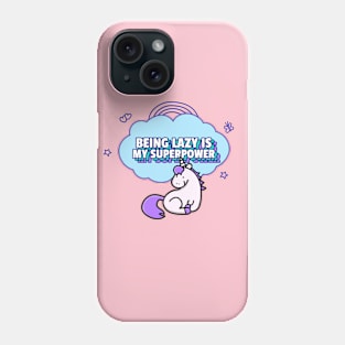 Cute Funny Unicorn Lazy Phone Case