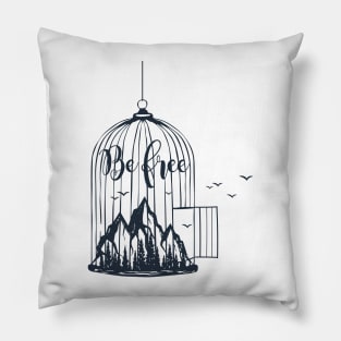 Free like a bird Pillow