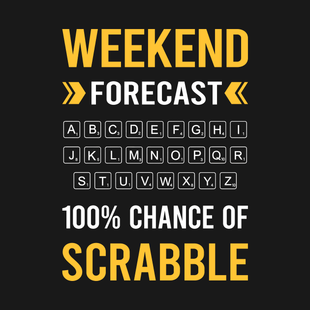 Weekend Forecast Scrabble by Good Day