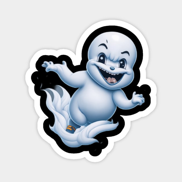 this is some boo sheet Magnet by Rizstor