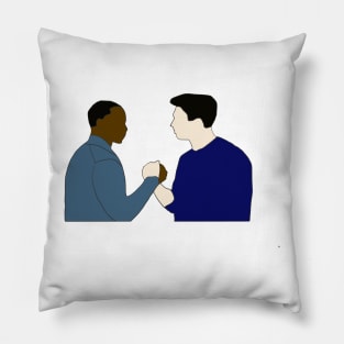 sam and bucky a friend in common Pillow