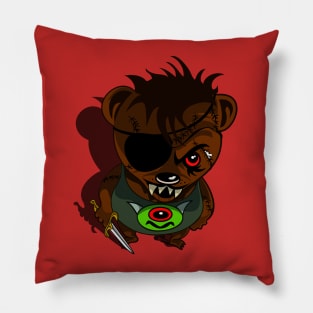 Terrible Teddy Zeek Pillow