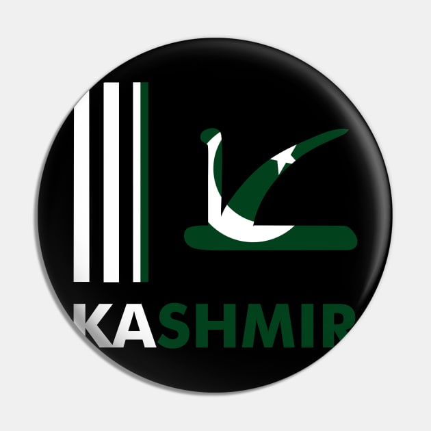 Kashmir Pakistan Flag Together Show Our Support With Kashmir Pin by mangobanana