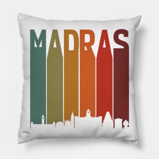 Madras Chennai Skyline Tamil Language Culture Pillow