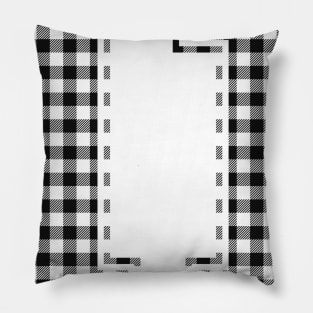 Plaid Number - 11 - Dark Pillow