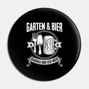 Garten Und Bier Gärtner Lustig Geschenk Pin