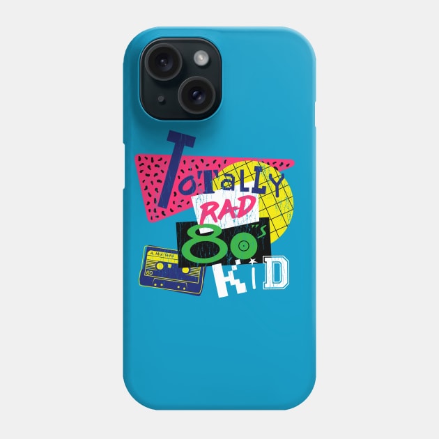 Rad Eighties Kid Phone Case by Stationjack