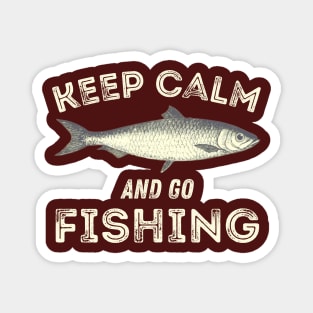 Keep Calm And Go Fishing, Keep Calm And Go Carp Fishing,  Fishing Quotes, Angler Quotes Magnet